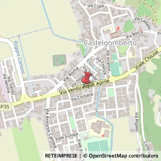 Mappa Via XXV Aprile, 19, 36070 Castelgomberto, Vicenza (Veneto)