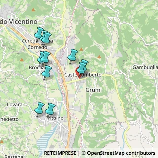 Mappa Via Istria, 36070 Castelgomberto VI, Italia (1.95455)
