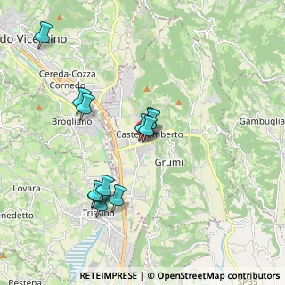 Mappa Via Istria, 36070 Castelgomberto VI, Italia (1.75)