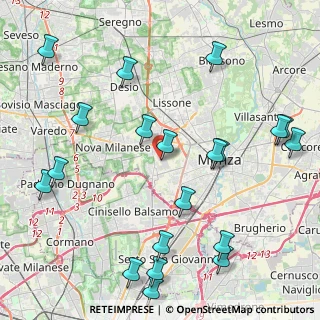 Mappa Via Pavia, 20053 Muggiò MB, Italia (5.2815)