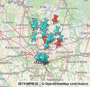 Mappa Via Pavia, 20053 Muggiò MB, Italia (10.1425)