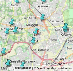 Mappa Via Pavia, 20053 Muggiò MB, Italia (2.99733)