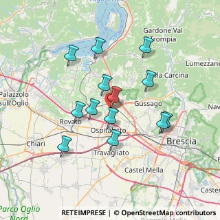 Mappa Via Romanino, 25020 Paderno Franciacorta BS, Italia (6.40462)