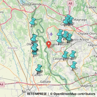 Mappa Via della Resistenza, 21015 Lonate Pozzolo VA, Italia (7.5575)