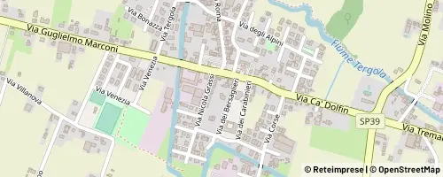 Mappa Villa del Conte
