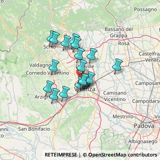 Mappa Via Istrana, 36030 Caldogno VI, Italia (10.18105)