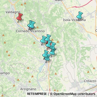 Mappa Via Verona, 36070 Castelgomberto VI, Italia (3.13833)