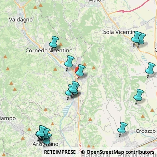 Mappa Via Verona, 36070 Castelgomberto VI, Italia (5.6615)