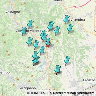Mappa Via Verona, 36070 Castelgomberto VI, Italia (3.4605)