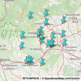 Mappa Via Verona, 36070 Castelgomberto VI, Italia (14.558)