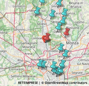 Mappa Via F.lli Alberti, 20037 Paderno Dugnano MI, Italia (9.0425)