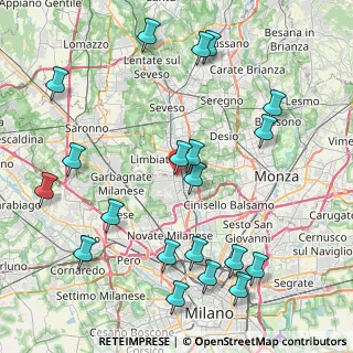 Mappa Via F.lli Alberti, 20037 Paderno Dugnano MI, Italia (9.9415)