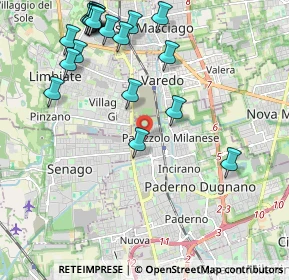 Mappa Via Massimo Serrati, 20037 Paderno Dugnano MI, Italia (2.5295)