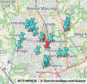 Mappa Via Massimo Serrati, 20037 Paderno Dugnano MI, Italia (1.742)