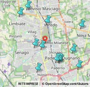 Mappa Via Massimo Serrati, 20037 Paderno Dugnano MI, Italia (2.31083)
