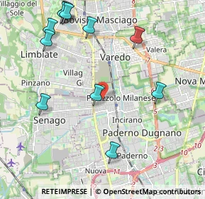 Mappa Via Massimo Serrati, 20037 Paderno Dugnano MI, Italia (2.49364)