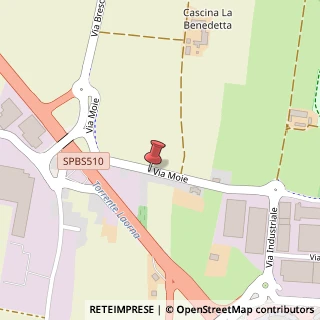 Mappa Via Moie, 50, 25050 Rodengo-Saiano, Brescia (Lombardia)