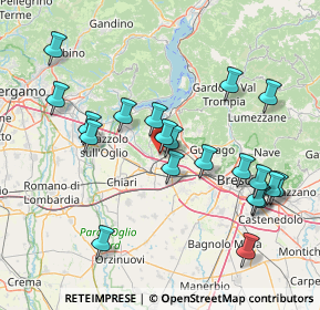 Mappa Via T. Olivelli, 25046 Cazzago San Martino BS, Italia (16.123)