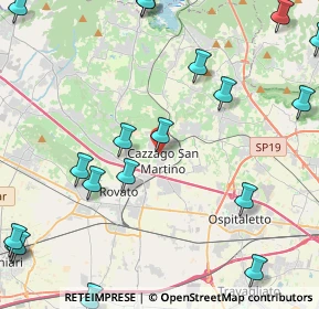 Mappa Via T. Olivelli, 25046 Cazzago San Martino BS, Italia (6.201)