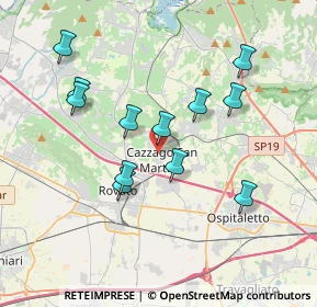 Mappa Via T. Olivelli, 25046 Cazzago San Martino BS, Italia (3.46583)