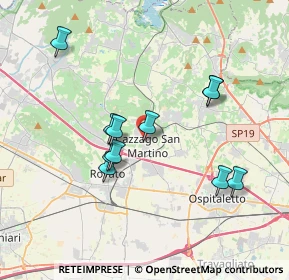 Mappa Via T. Olivelli, 25046 Cazzago San Martino BS, Italia (3.34818)