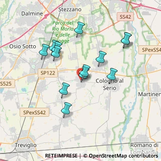 Mappa 24050 Spirano BG, Italia (3.46)