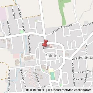 Mappa Via G. Saronni, 36, 24050 Spirano, Bergamo (Lombardia)