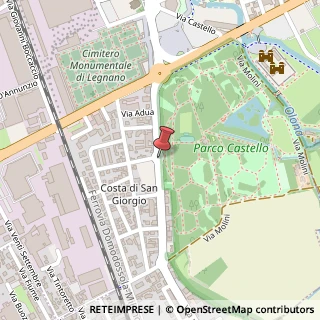 Mappa Via Per San Giorgio, 20, 20025 Legnano, Milano (Lombardia)