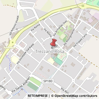 Mappa Via Dante Alighieri, 19, 20060 Trezzano Rosa, Milano (Lombardia)