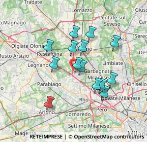 Mappa Viale Italia, 21040 Origgio VA, Italia (5.95571)