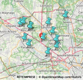 Mappa Viale Italia, 21040 Origgio VA, Italia (6.35308)