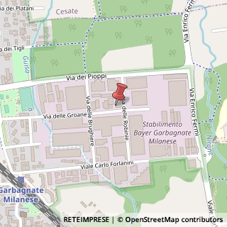 Mappa Via delle Groane, 77, 20024 Garbagnate Milanese, Milano (Lombardia)