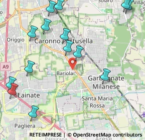 Mappa Via Ponchielli Amilcare, 21042 Caronno Pertusella VA, Italia (2.67143)