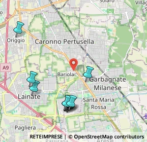Mappa Via Ponchielli Amilcare, 21042 Caronno Pertusella VA, Italia (2.24909)