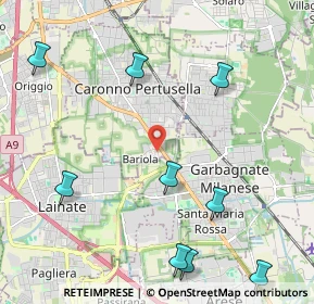 Mappa Via Ponchielli Amilcare, 21042 Caronno Pertusella VA, Italia (2.92)