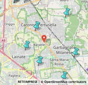 Mappa Via Ponchielli Amilcare, 21042 Caronno Pertusella VA, Italia (3.21909)