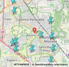 Mappa Via Ponchielli Amilcare, 21042 Caronno Pertusella VA, Italia (2.79583)