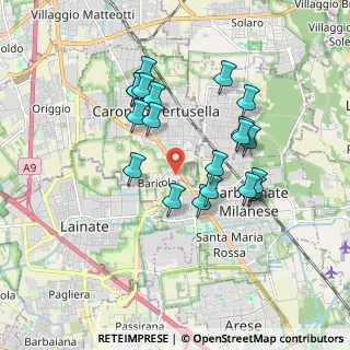 Mappa Via Ponchielli, 21042 Caronno Pertusella VA, Italia (1.6335)