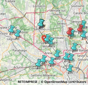 Mappa Via Ponchielli Amilcare, 21042 Caronno Pertusella VA, Italia (8.928)