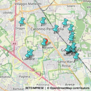Mappa Via T. O'Carolan, 21042 Caronno Pertusella VA, Italia (2.20222)