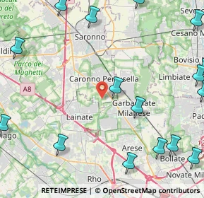 Mappa Via T. O'Carolan, 21042 Caronno Pertusella VA, Italia (6.62471)