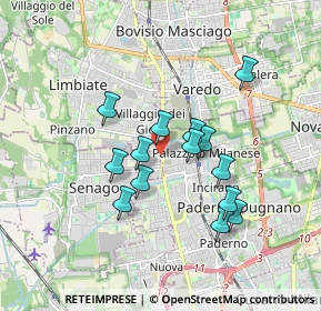 Mappa Via Costantino Nigra, 20037 Paderno Dugnano MI, Italia (1.46643)