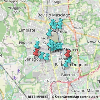 Mappa Via Costantino Nigra, 20037 Paderno Dugnano MI, Italia (1.21)