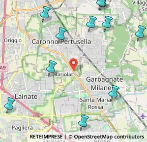 Mappa Via Solferino, 21042 Caronno Pertusella VA, Italia (2.94083)