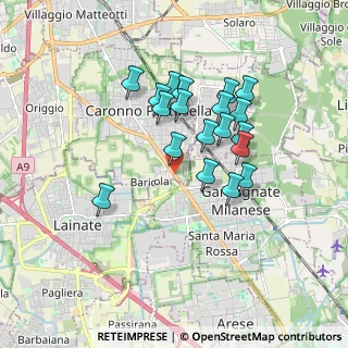 Mappa Via Solferino, 21042 Caronno Pertusella VA, Italia (1.50579)