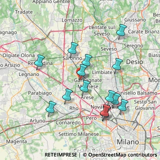 Mappa Via Solferino, 21042 Caronno Pertusella VA, Italia (7.54571)