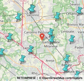 Mappa Via Solferino, 21042 Caronno Pertusella VA, Italia (5.79813)