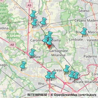 Mappa Via Solferino, 21042 Caronno Pertusella VA, Italia (4.54857)