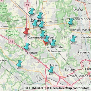 Mappa Via Solferino, 21042 Caronno Pertusella VA, Italia (4.00308)