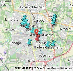 Mappa Via Armando Diaz, 20037 Paderno Dugnano MI, Italia (1.54)